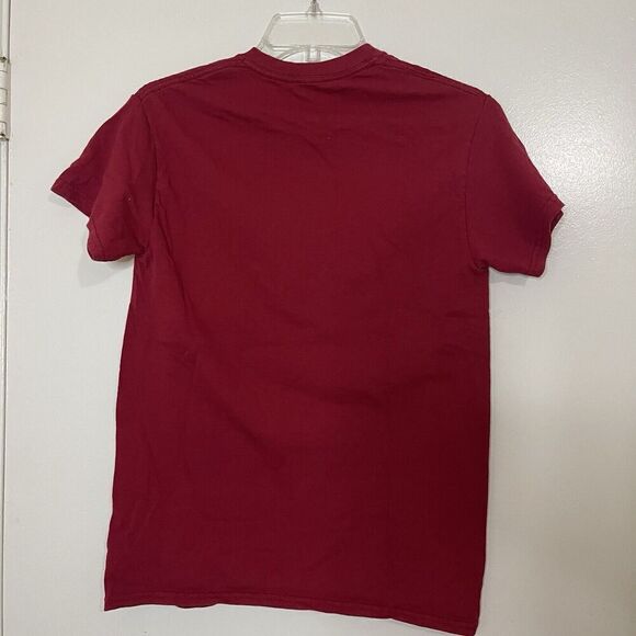 Miller High Life red embroidered crew neck short sleeve tshirt size small - Picture 5 of 5